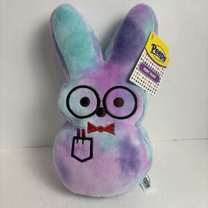 Peeps Purple Blue Teal Swirl Plush Nerd Bunny Dan Dee Free Shipping